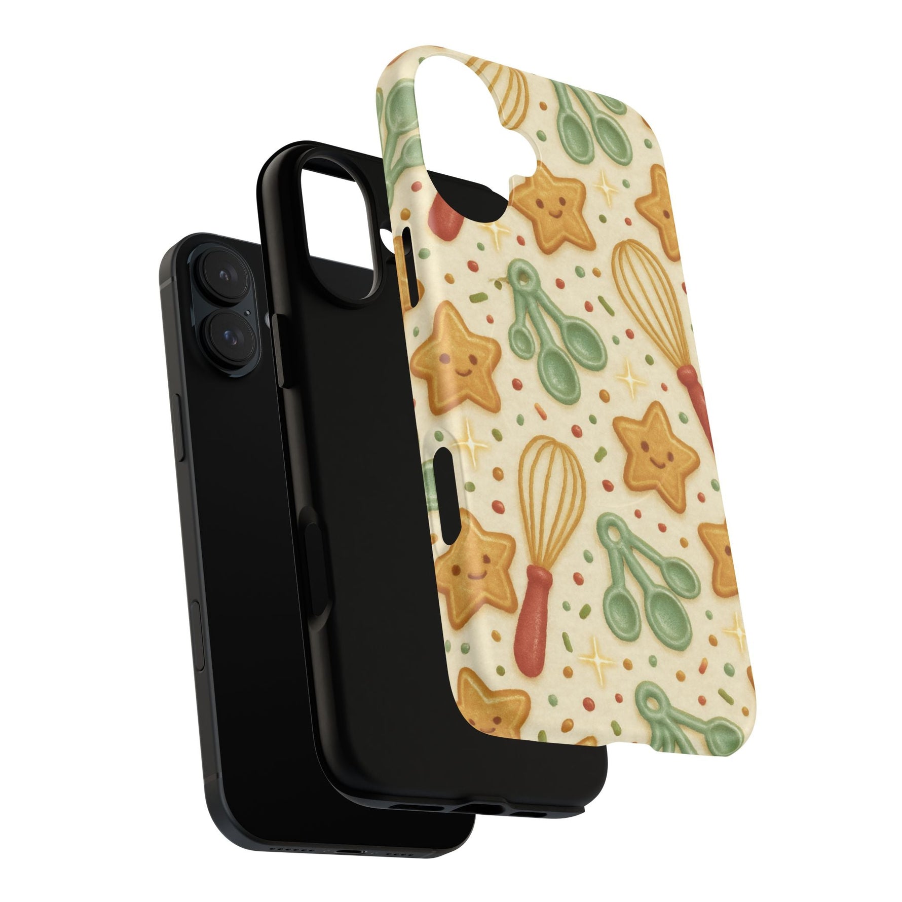 Baking Holiday iPhone Case — Cute Whisk & Cookie Pattern | compatible with MagSafe  Shamo's
