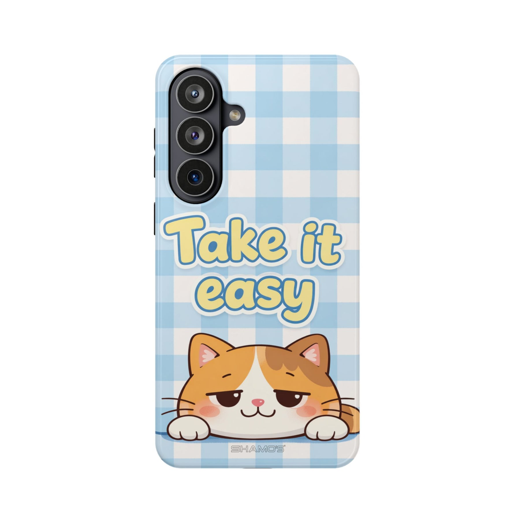Take It Easy Cat Cute Funny Phone Case | MagSafe Compatible Impact-Resistant