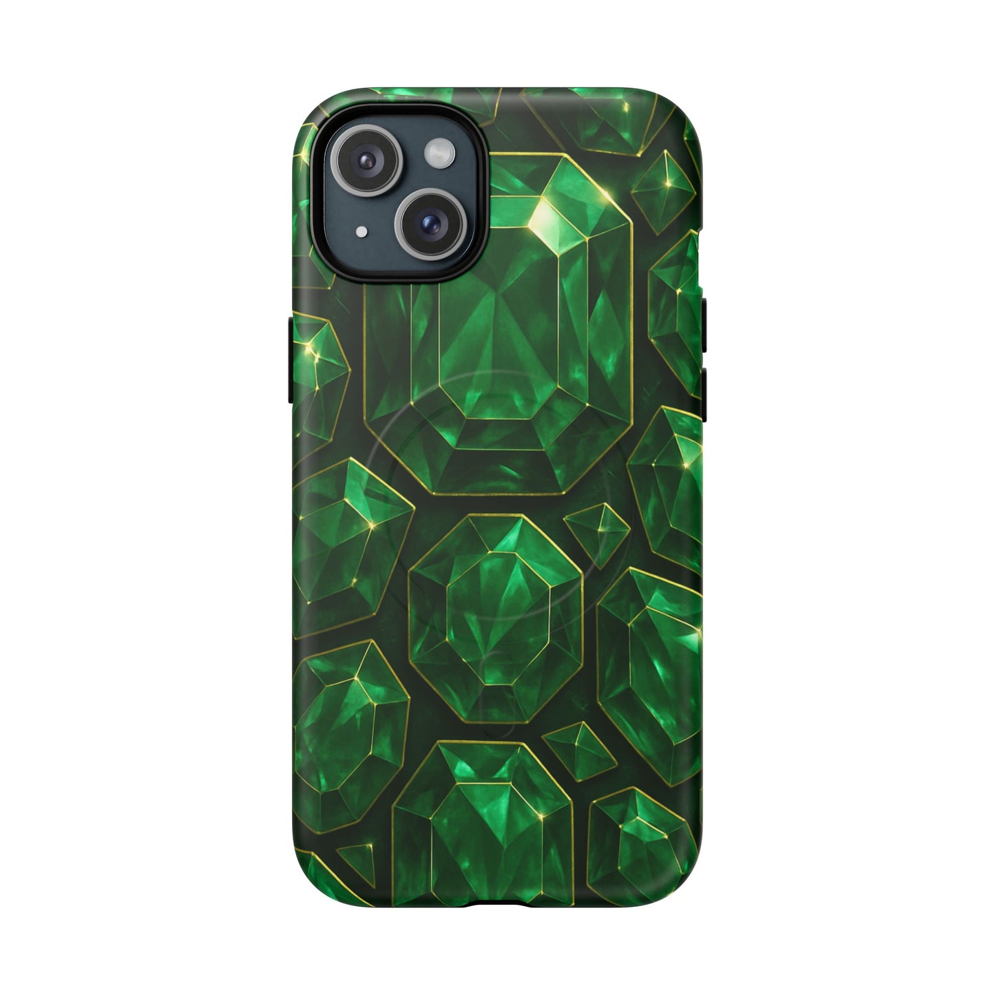 Luxury Series Emerald Gem iPhone Case with MagSafe - Shamo's