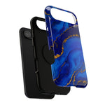 Blue Gold Marble Phone Case  Shamo's