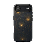 Gold Fireworks Celebration iPhone Case with MagSafe - Shamo's
