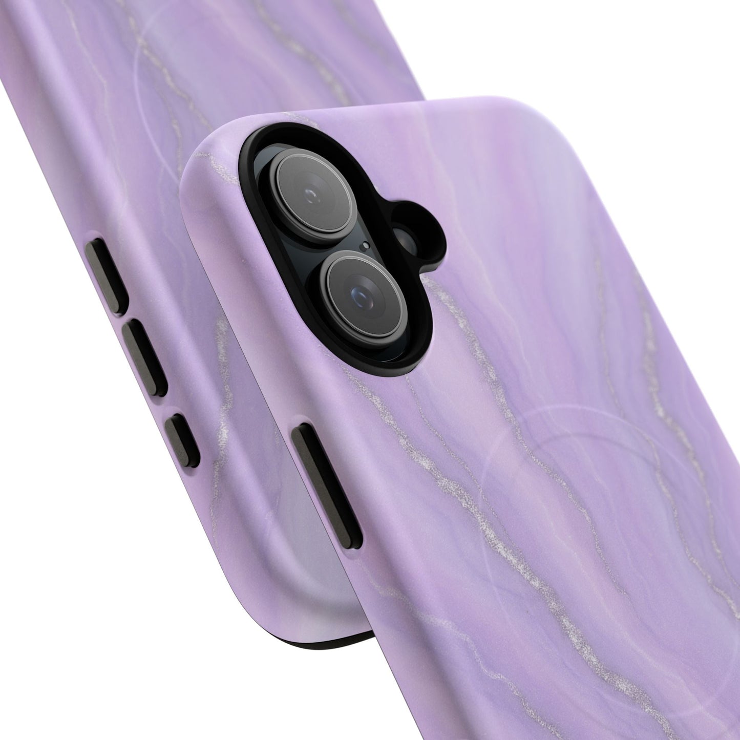 Lavender Marble iPhone Case with MagSafe