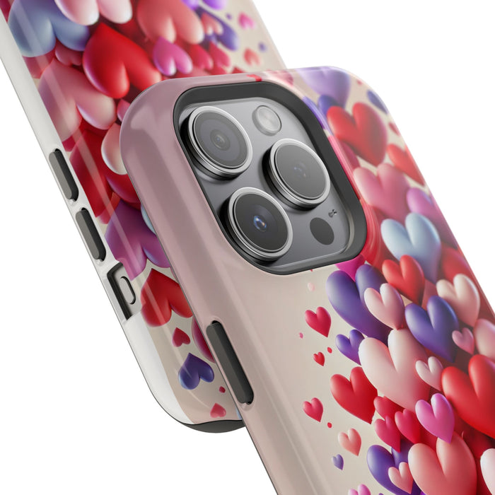 Shamo's Phone Case | MagSafe Compatible | Love Hearts Theme for iPhone 17 and more