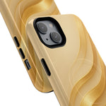 Luxury Series Golden Aura iPhone Case compatible with MagSafe  Shamo's