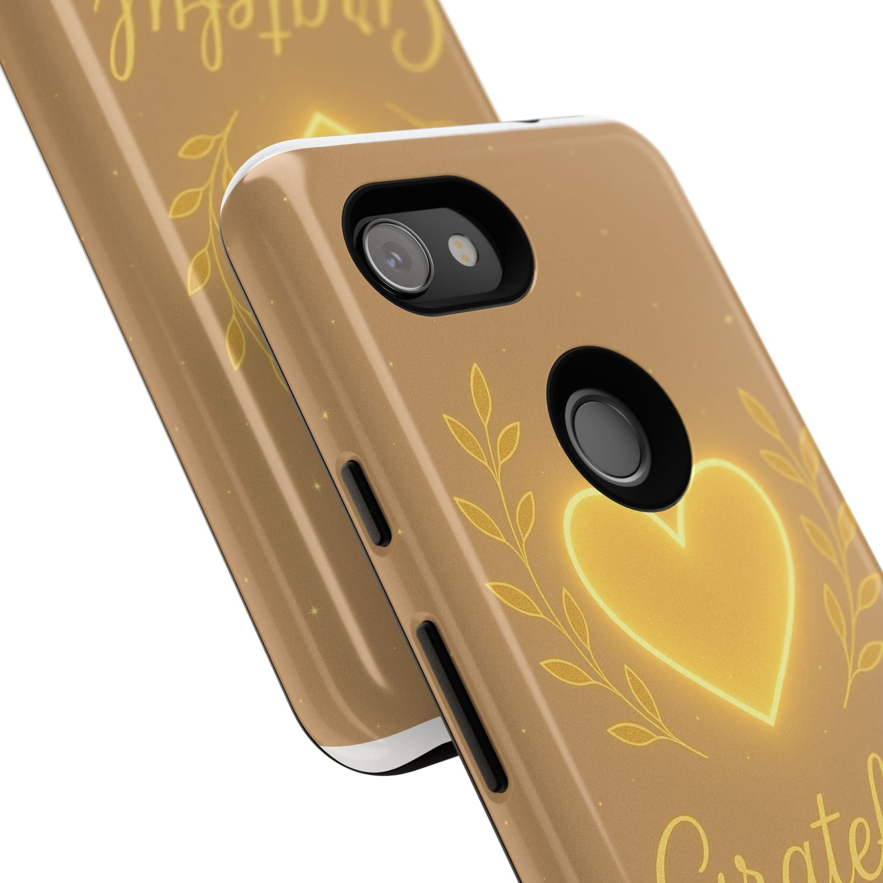 Grateful Heart iPhone Case — Warm Neon Heart  Shamo's