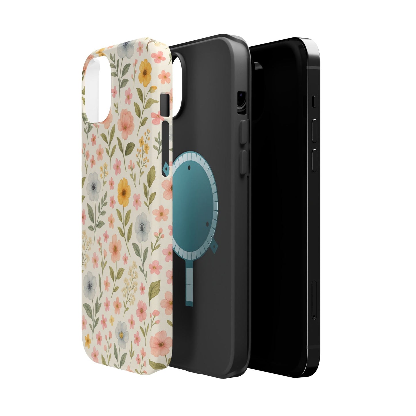 Floral Garden Impact iPhone Case with MagSafe compatibility  Shamo's