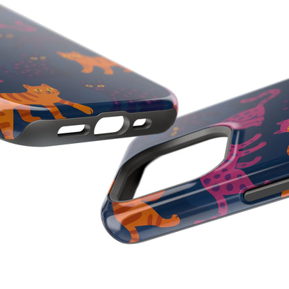 Colorful Cat Phone Case - MagSafe Impact-Resistant