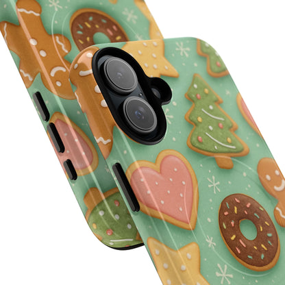 Holiday Cookie Pattern iPhone Case — MagSafe compatible