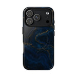 Midnight Marble iPhone Case with MagSafe - iPhone 17 Pro / Glossy - Shamo's