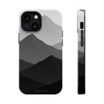 Monochrome Mountain Design iPhone Case | MagSafe