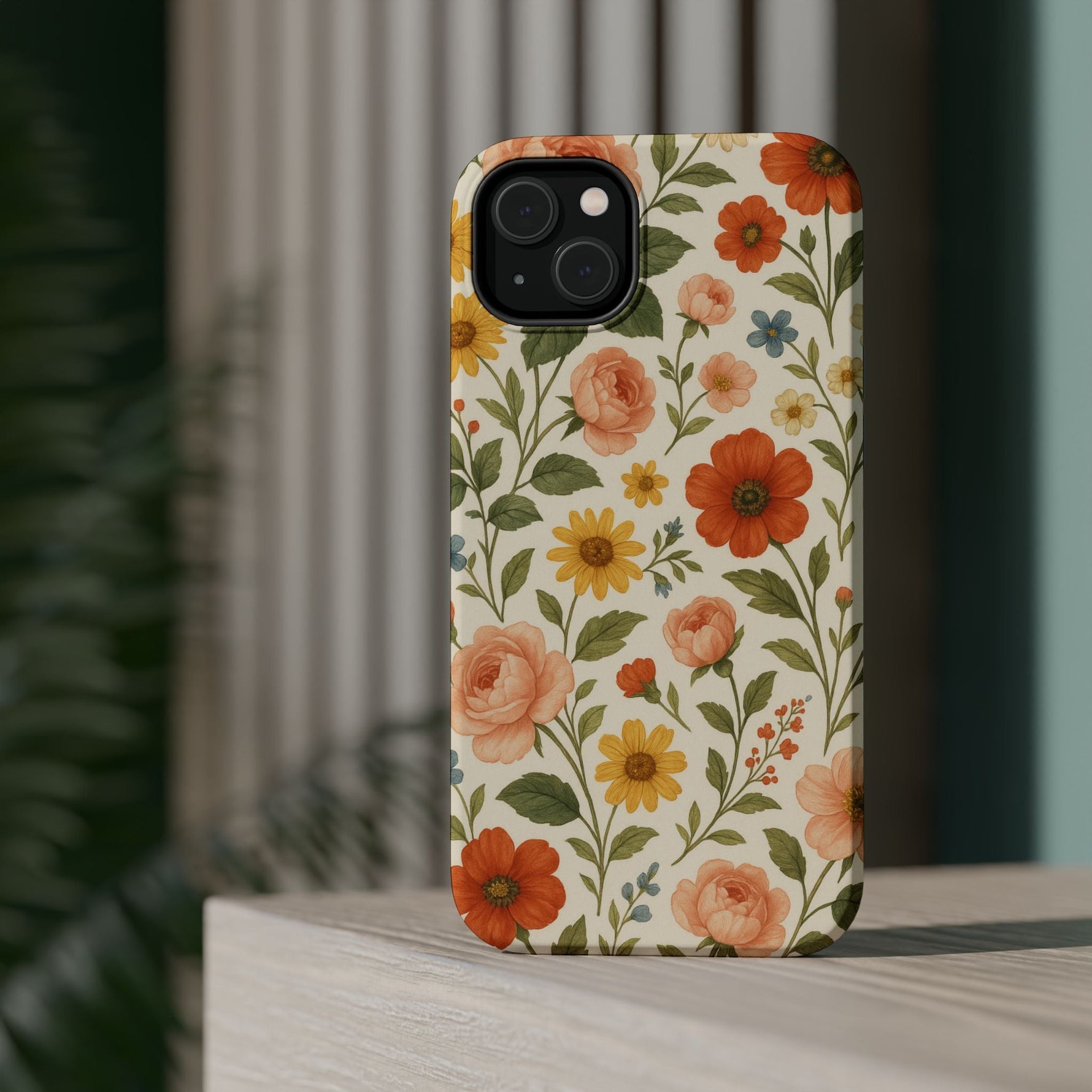 Floral Vintage Garden iPhone Case — with MagSafe  Shamo's