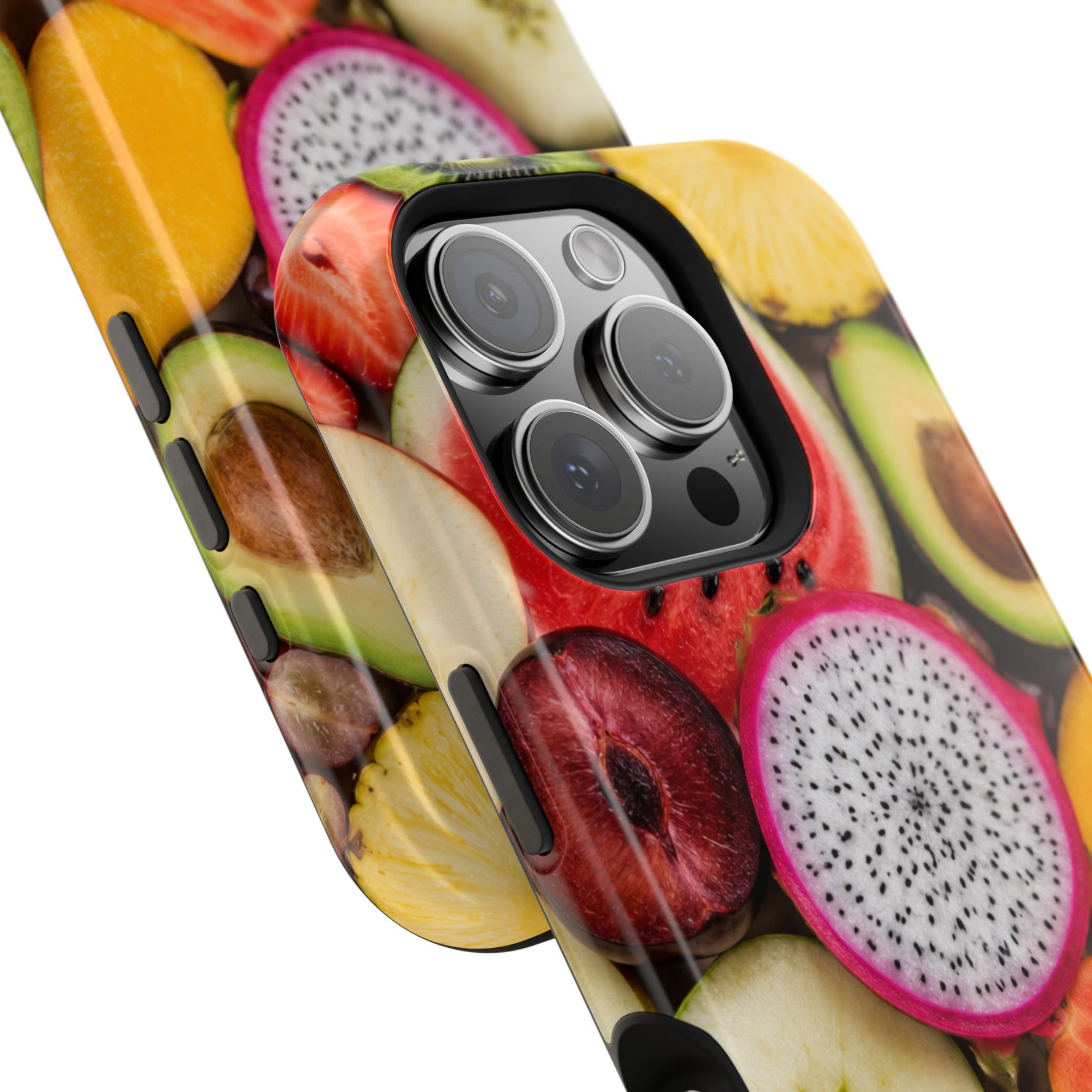 Tropical Fruit Magnetic Impact-Resistant Phone Case with MagSafe