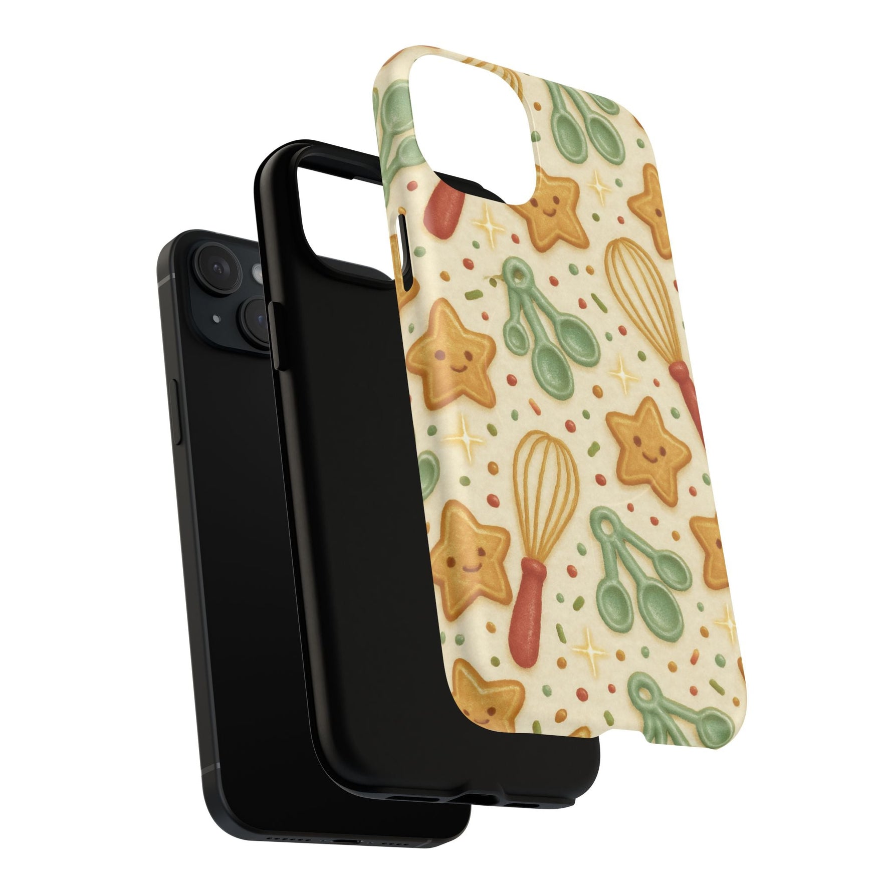 Baking Holiday iPhone Case — Cute Whisk & Cookie Pattern | compatible with MagSafe  Shamo's