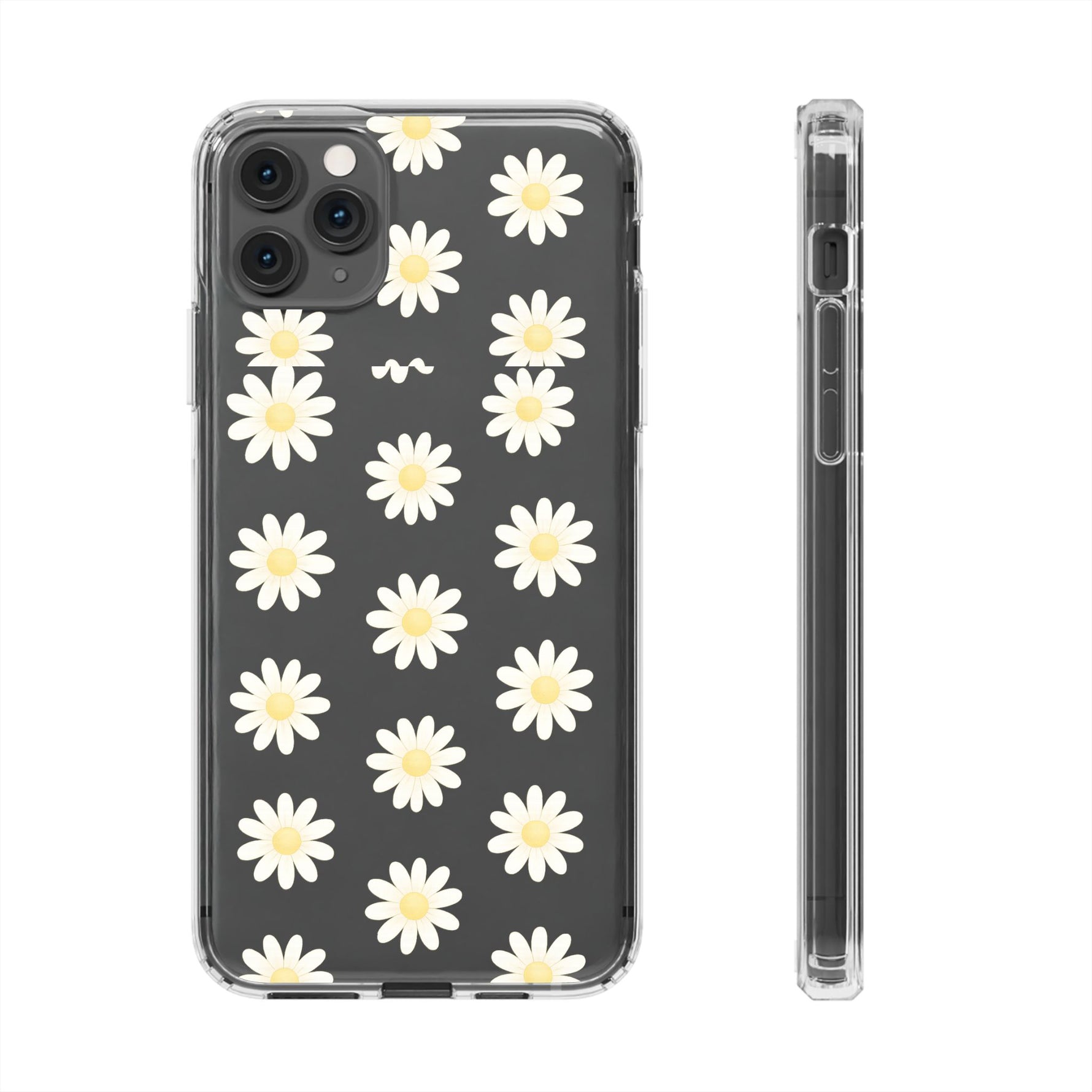 Daisy Floral Clear iPhone Case - Shamo's