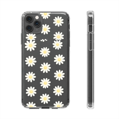 Daisy Floral Clear iPhone Case - Shamo's