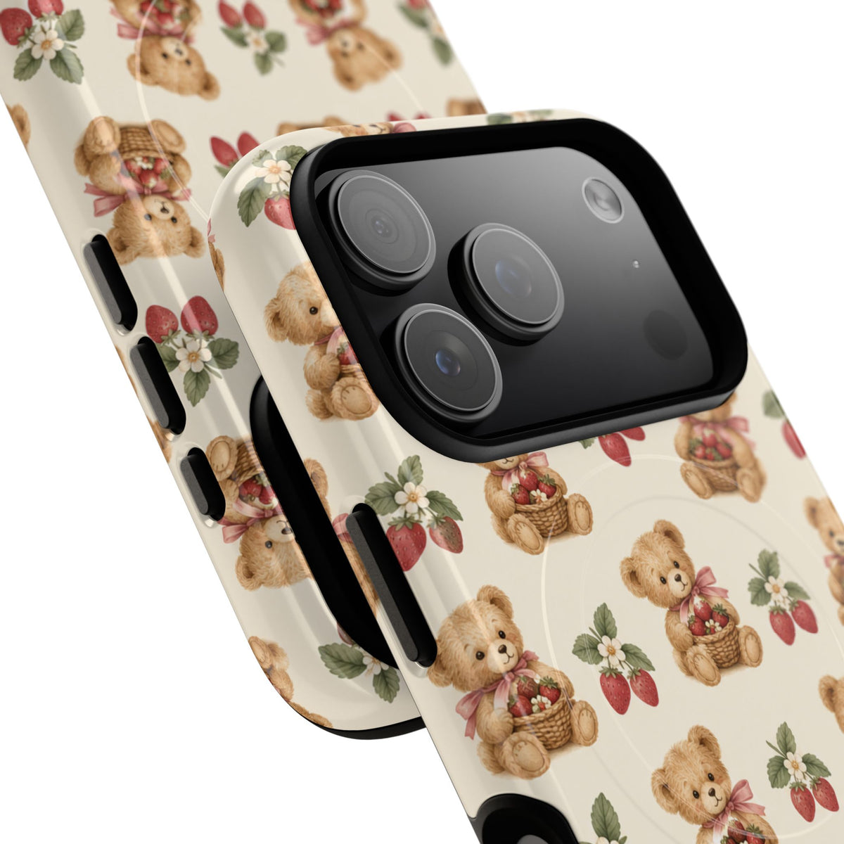 Teddy Berry Basket iPhone Case with MagSafe