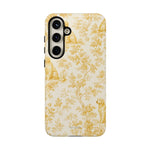 Golden Retriever Pattern Phone Case — Impact Resistant Tough Cases