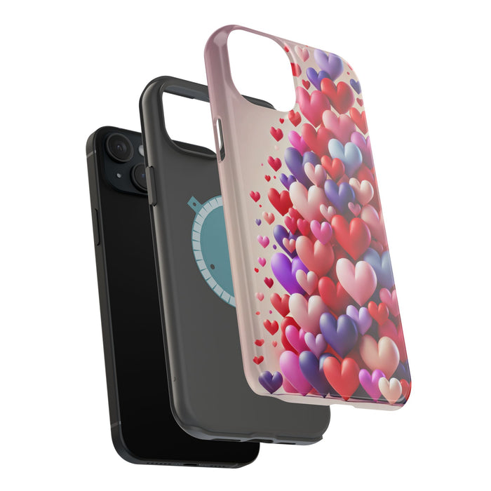 Shamo's Phone Case | MagSafe Compatible | Love Hearts Theme for iPhone 17 and more