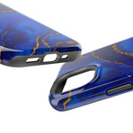 Blue Gold Marble Phone Case  Shamo's