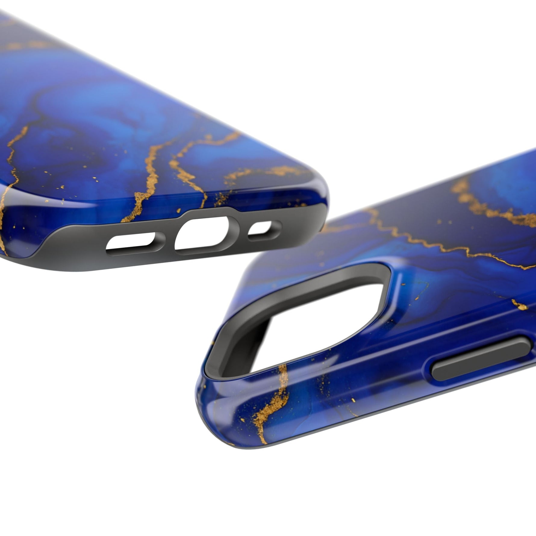 Blue Gold Marble Phone Case  Shamo's