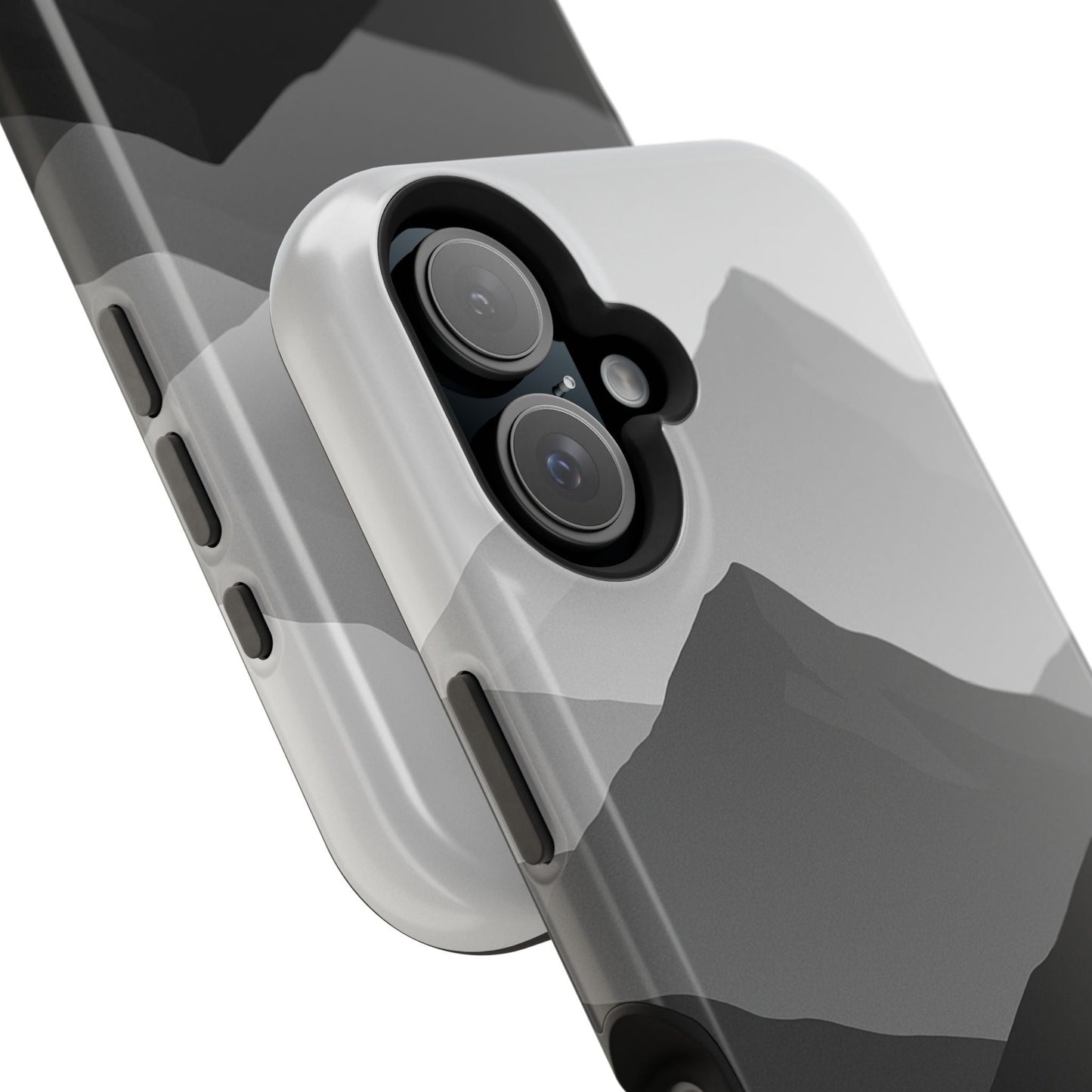 Monochrome Mountain Design iPhone Case | MagSafe  Shamo's