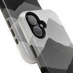 Monochrome Mountain Design iPhone Case | MagSafe  Shamo's