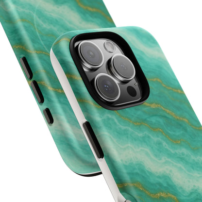 Ocean Marble Flow iPhone Case with MagSafe