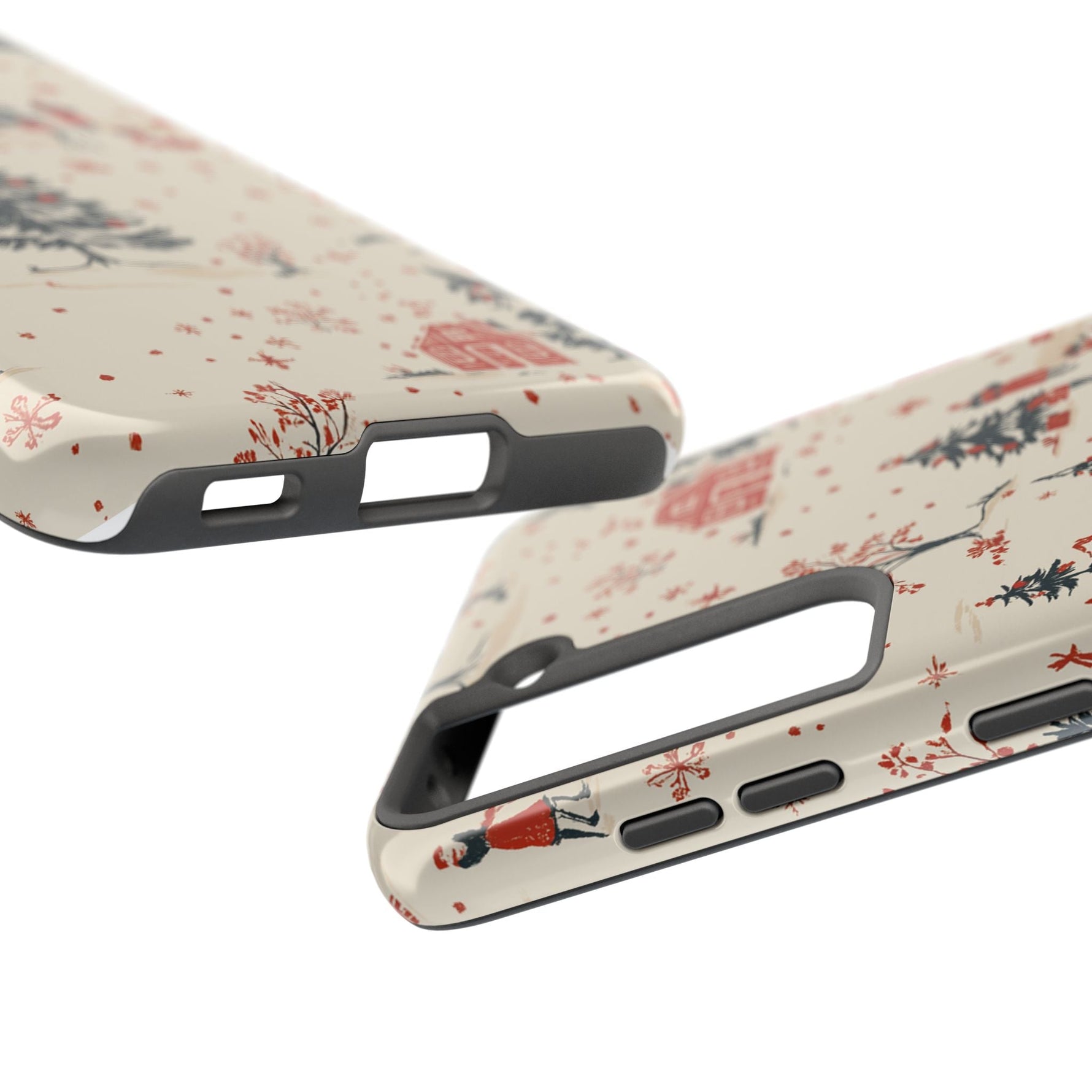 Winter Village Holiday Tough iPhone Case — Vintage Holidays & Snow Scene  Shamo's