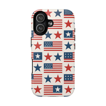 Patriotic American Flag iPhone Case | MagSafe