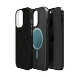 Black Geometric Design iPhone Case | MagSafe  Shamo's