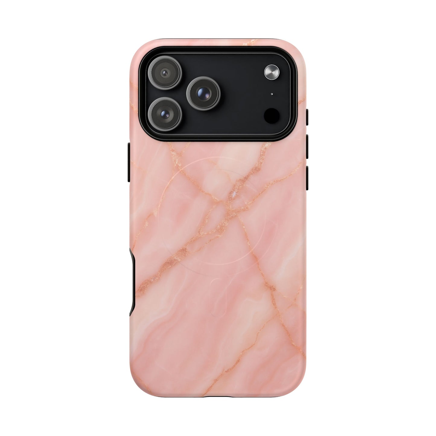 Blush Pink Marble iPhone Case with MagSafe - Shamo's