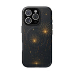 Gold Fireworks Celebration iPhone Case with MagSafe - Shamo's