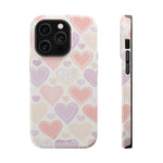 Pastel Heart Love MagSafe Impact-Resistant iPhone Case