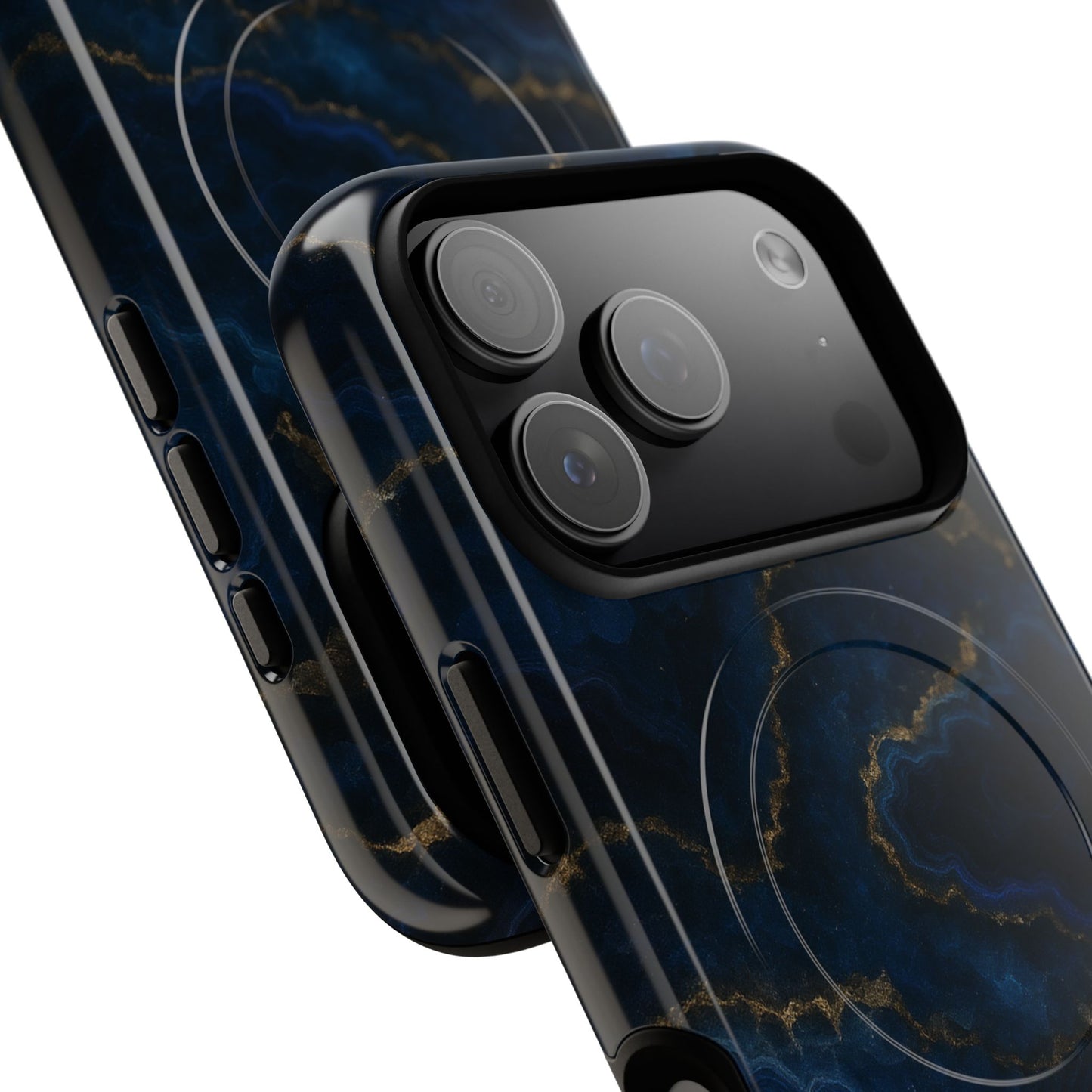 Midnight Marble iPhone Case with MagSafe