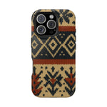 Nordic Knit Pattern MagSafe Impact-Resistant iPhone Case  Shamo's iPhone 16 Pro / Glossy