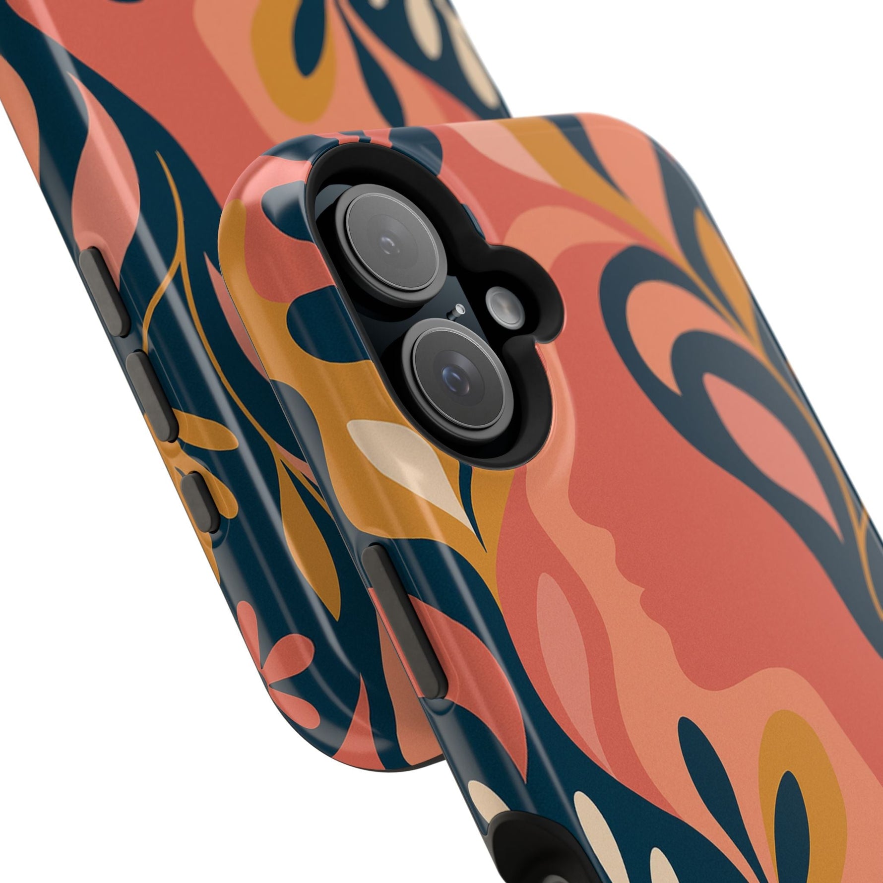 Floral Feminine Abstract MagSafe Impact-Resistant iPhone Case  Shamo's