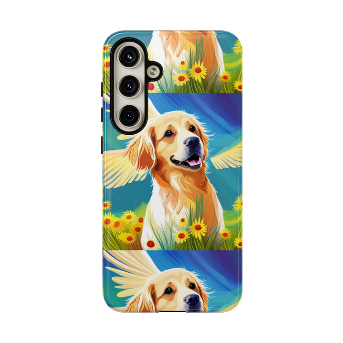 Tough Cases Golden Retriever with Wings Phone case