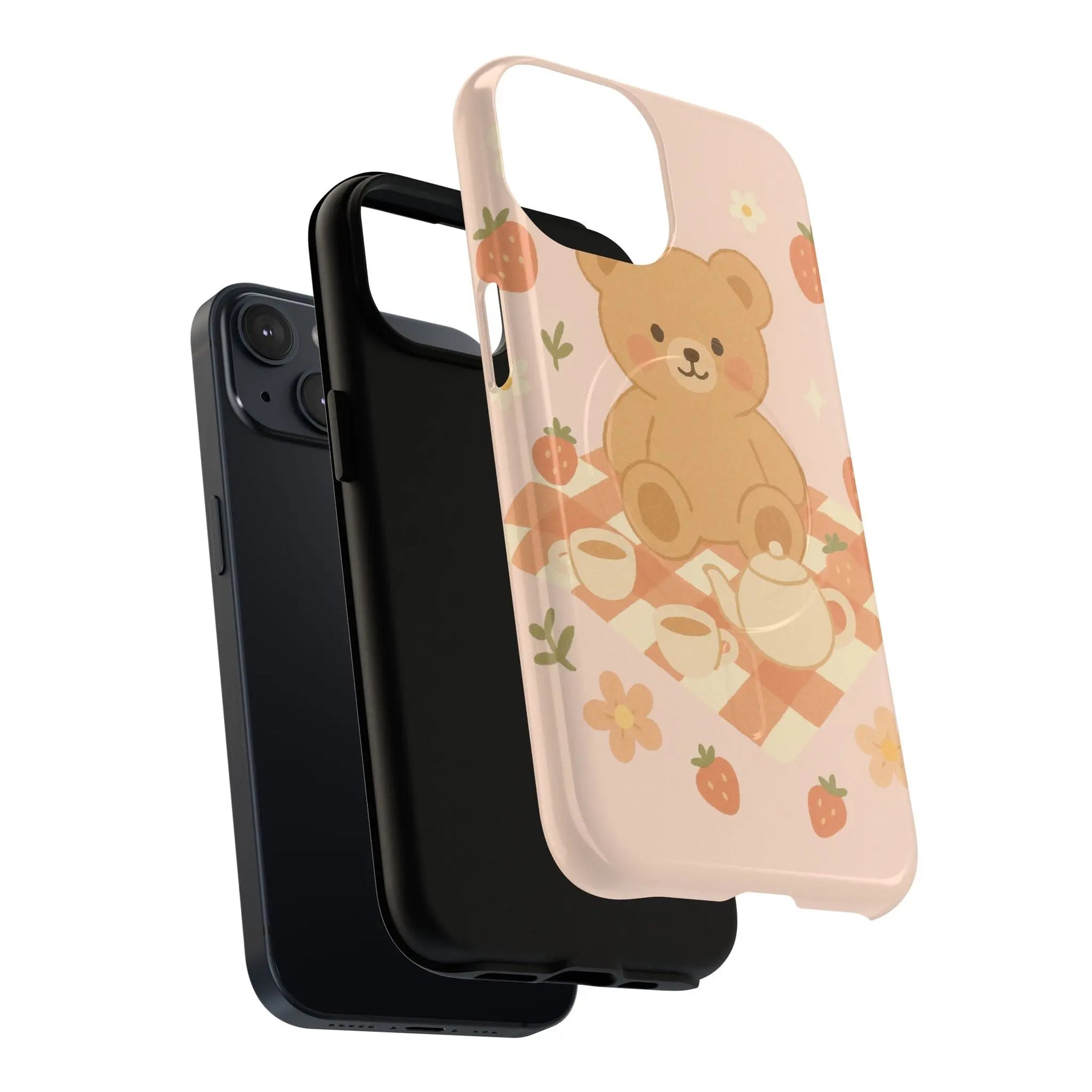 Blossom Bear Picnic iPhone Case with MagSafe  Shamo's