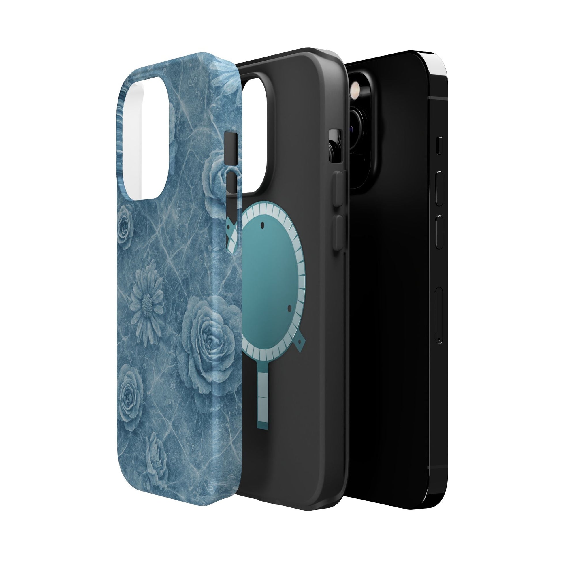 Frozen Flower Impact-Resistant iPhone Case — MagSafe Compatible  Shamo's