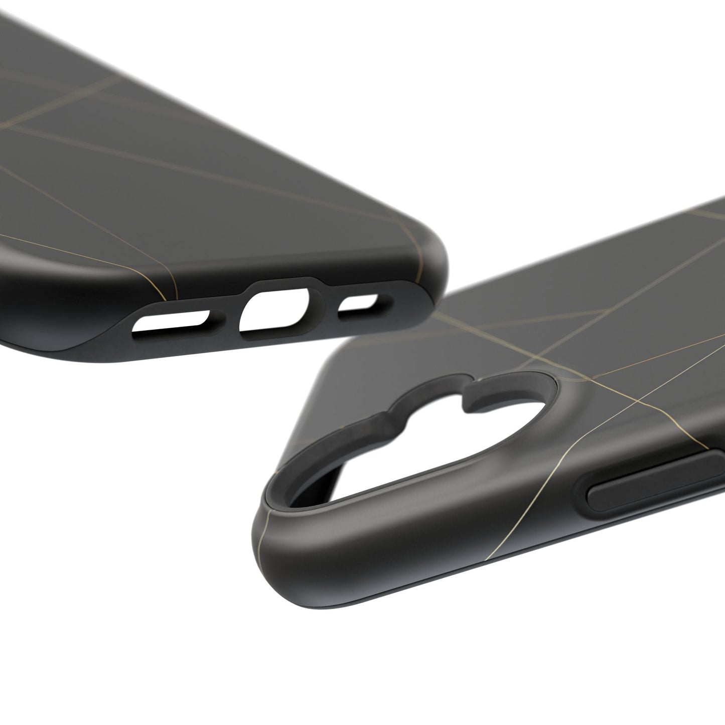 Black Geometric Design iPhone Case | MagSafe  Shamo's