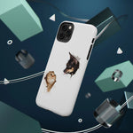 Impact-Resistant Cases with a cat and a dog - Shamo's