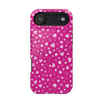 Broken Heart Hot Pink Impact-Resistant iPhone Case | MagSafe - iPhone 17 Air / Glossy - Shamo's