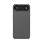 Charcoal Ink Black Solid Color Impact-Resistant iPhone Case | Slim Shockproof Magsafe-Compatible