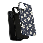 Navy Blossom Floral iPhone Case | MagSafe  Shamo's