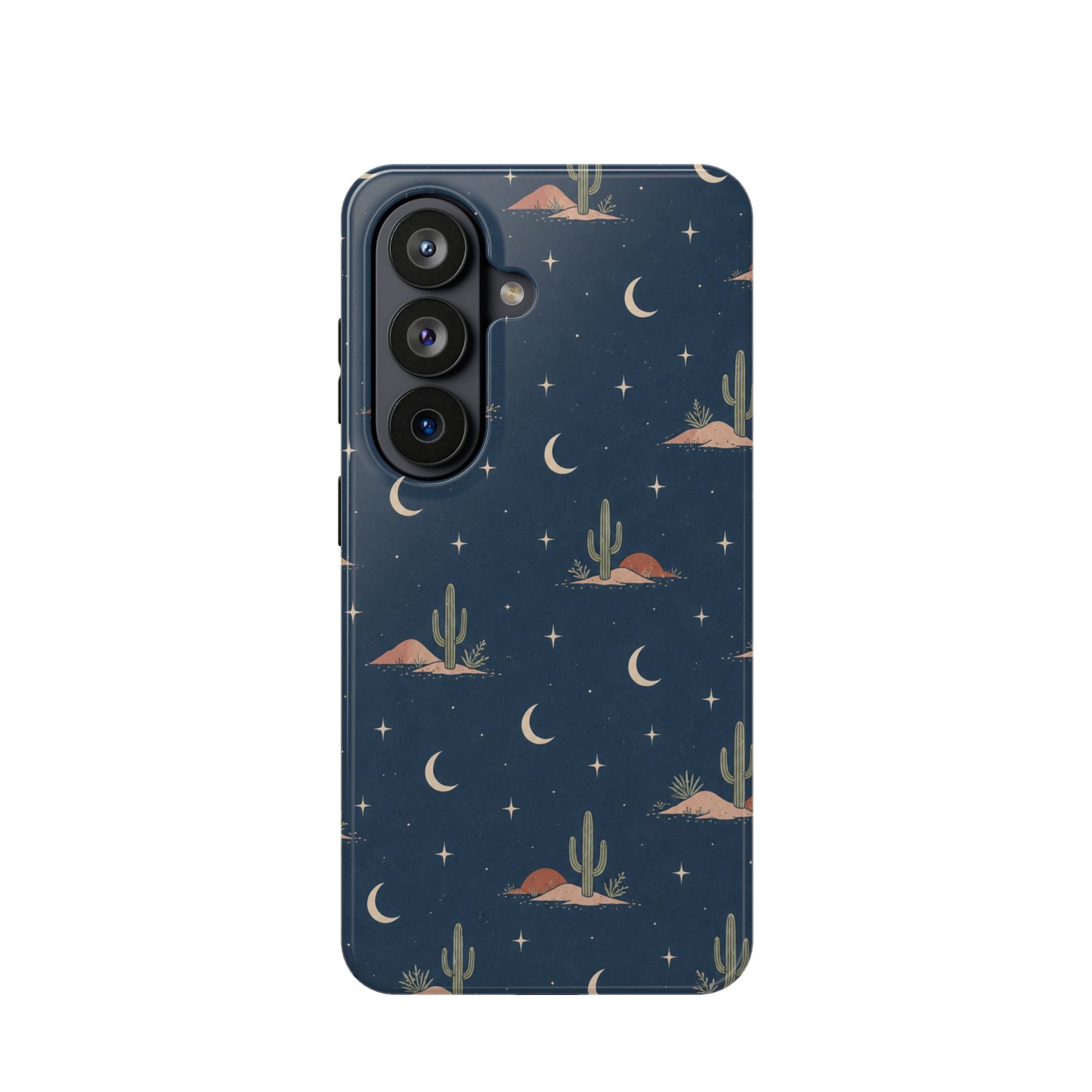 Desert Moon MagSafe Phone Case, glossy Samsung Galaxy S26, rear view