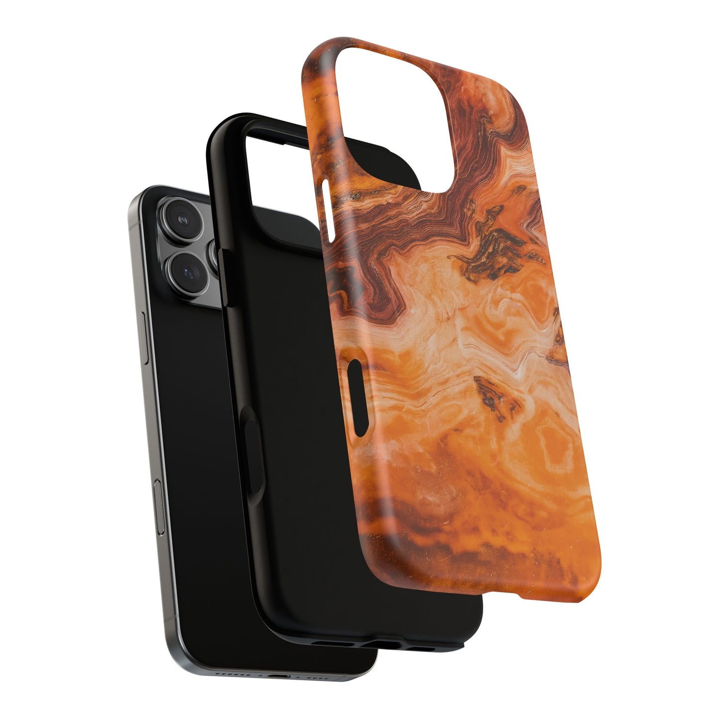 Amber Agate Marble iPhone Case — compatible with MagSafe