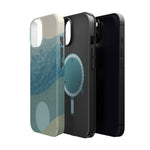 “Calm Over Chaos” Abstract Ocean Wave iPhone Case | MagSafe Compatible  Shamo's