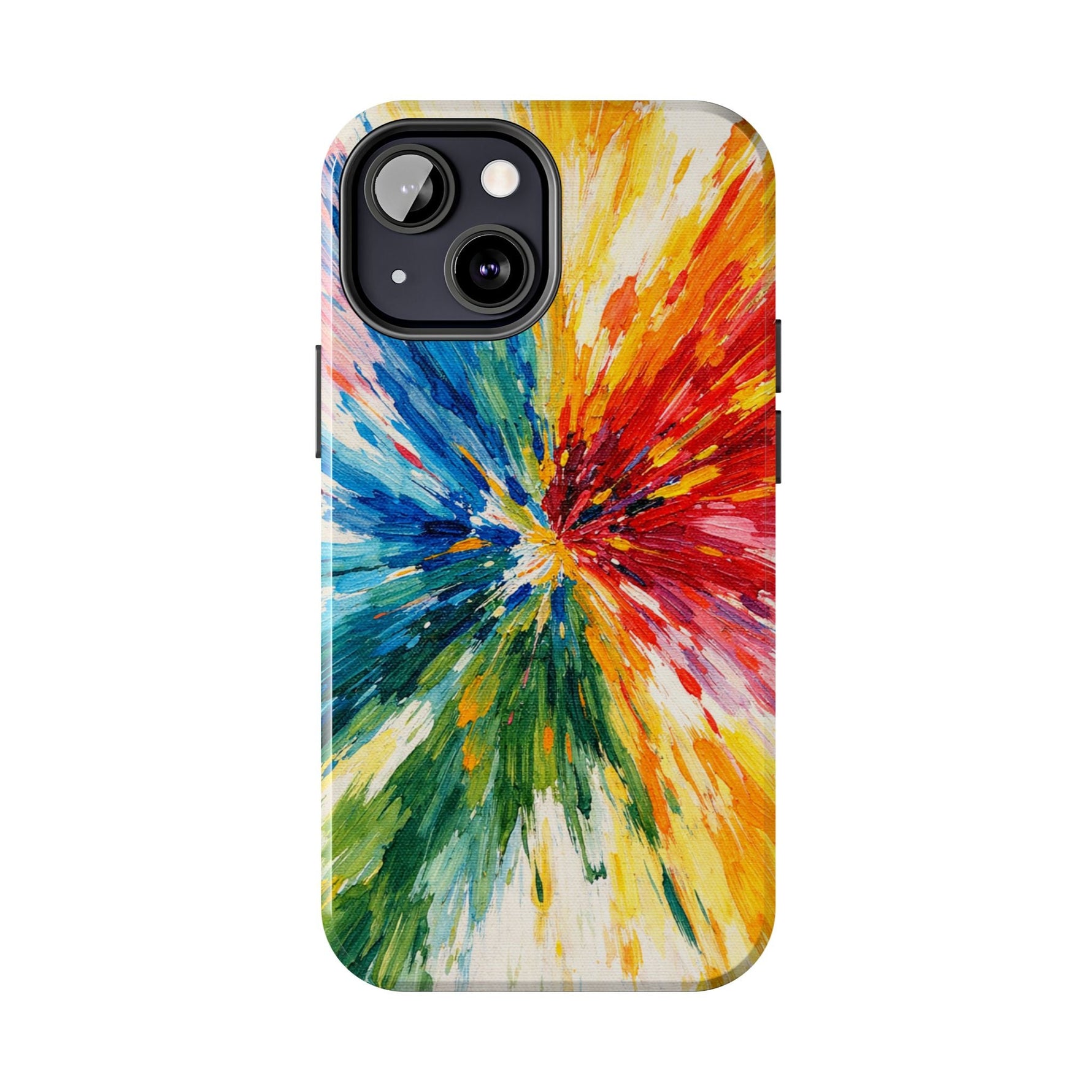 Vibrant Abstract Paint Explosion Impact Phone Case  Shamo's