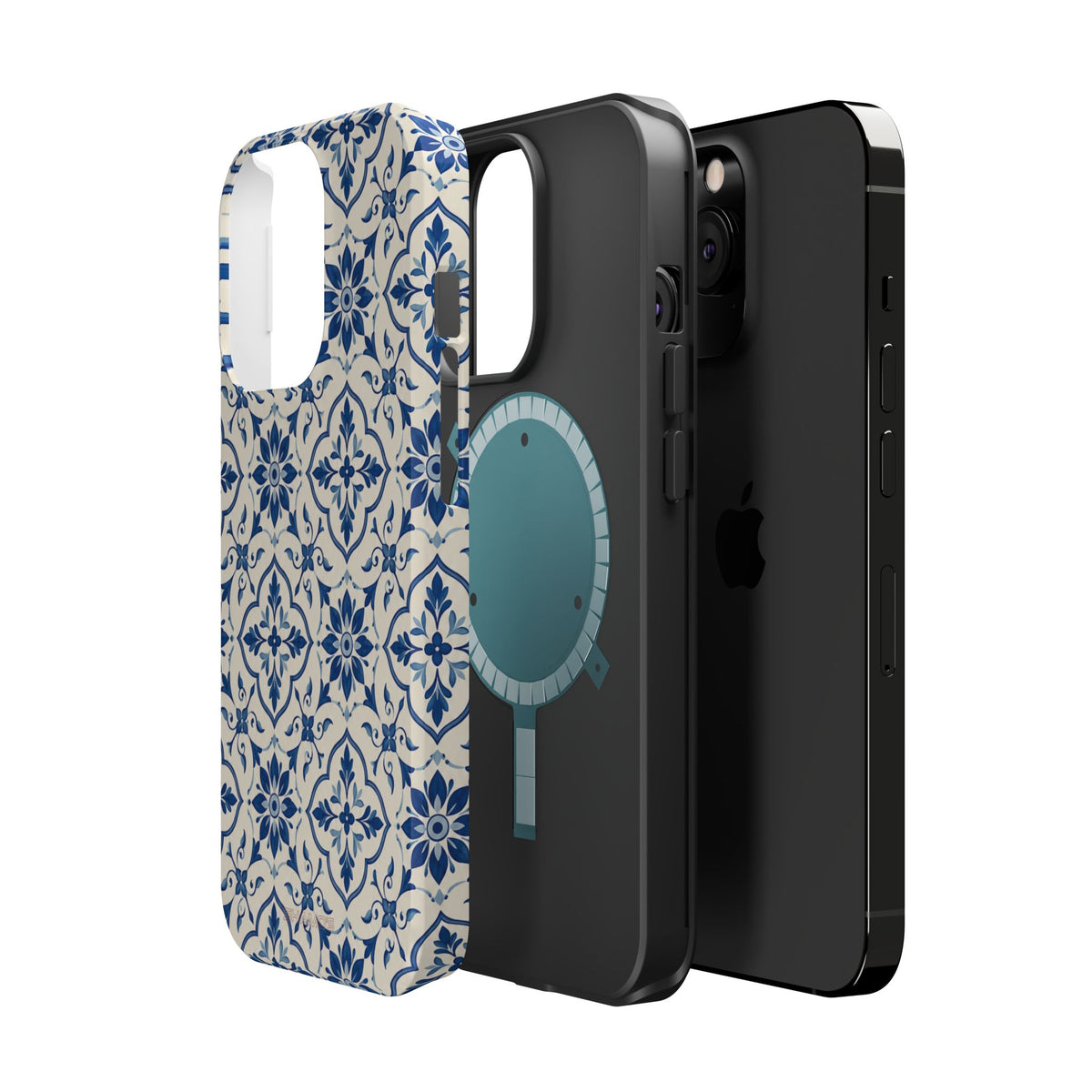 Lisbon Tile – Blue Ornamental MagSafe Phone Case