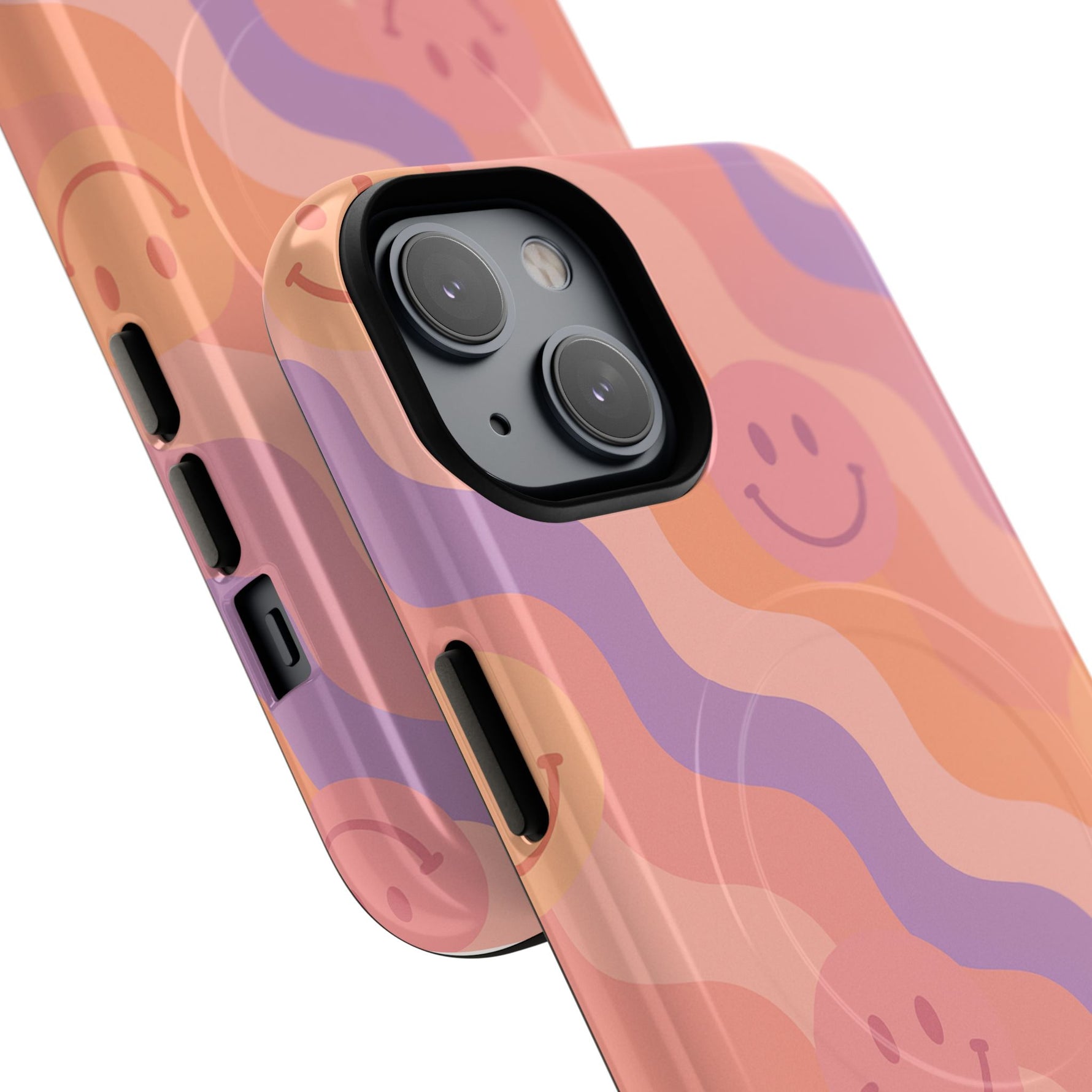 Groovy Smiley Faces Retro iPhone Case | MagSafe - Shamo's